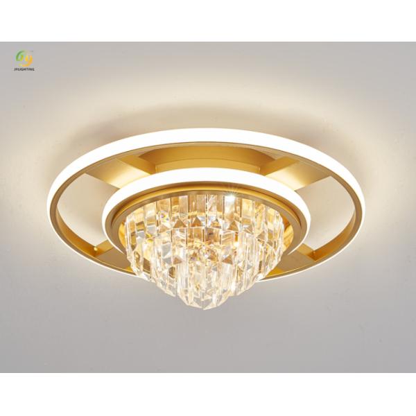 JYLIGHTING Living Room Rectangular Crystal Lamp Simple Modern Bedroom LED Dining