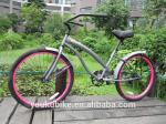 Single Speed 26 Inch Ladies Beach Cruiser Bicycle