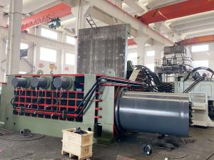 China 225KW Scrap Metal Baling Device Machine 380V 138 Tons Weight 50 HZ factory