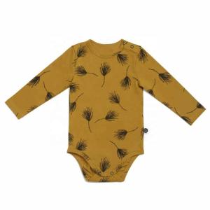 China Customize Lovely Valentines day print Soft Organic Cotton Bamboo fabric baby rompers factory