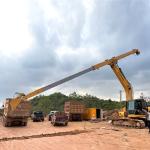 Durable Steel Excavator Telescopic Dipper Arm 14m High Strength for sale