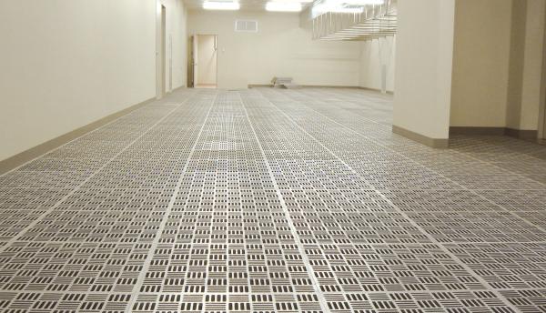Air-Flow Raised Access Floor in Aluminium