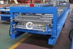 China Steel Frame Roller 400MPa 18mm Shutter Door Machine factory