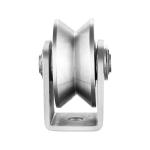 V-shaped Grooved Wheel Stainless Steel Grooved Wheel Heavy Rail Sliding Gate