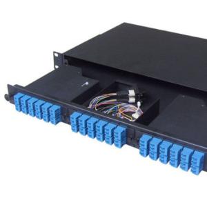 China 19'' Rack Mount Patch Panel 1U Fiber Cassette Module factory