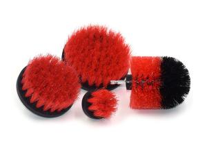 China Electric Drill Cleaning Brush / Drill Power Scrubber Nylon Filament Brush Set factory
