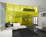 Building Construction Kitchen Staircase Decorative Glass Qualified Tempered
