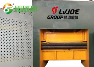 China Soundproof Sheet Perforation Machine , Acoustical Gypsum Ceiling Panel Making Machinery factory