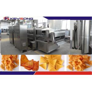 Large Capacity Snacks Frying Machine , Commercial Deep Fryer Automatic