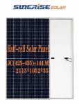 455W Half Cut Solar Cells