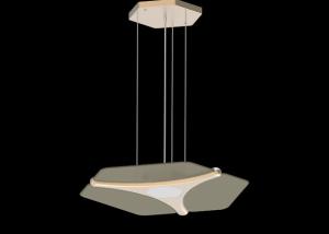 China Remote Control Dimmable LED Ceiling Lights , 59W Dimmable Bedroom Ceiling Lights factory