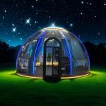 Luxury Bubble Tent Outdoor Glamping Pod Party Dome Tent Clear PC Resort House