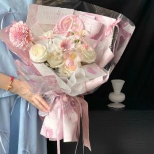 China Brilliant Series Flower Wrapping Paper Wholesale Flowers Floral Materials Flower Shop Supplies Relief Art Flower Wrapping Paper on sale