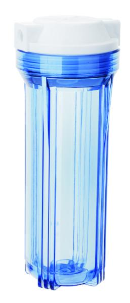 China 10 Inch Clean PP AS Water Filter Cartridge Housing Plastic Material factory