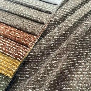 China Soft Stain Resistant Chenille Jacquard Upholstery Fabric Chenille Textured Fabric factory