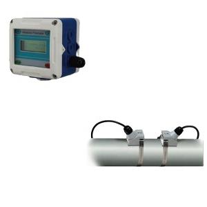 China Output 4~20mA economic digital plastic wall mounted ultrasonic flowmeter with accuracy 1.0% on sale