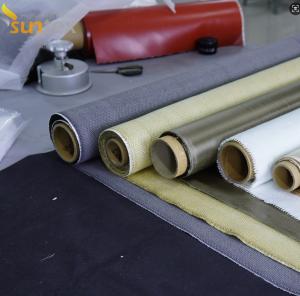 China Thermal Insulation Fireproof Silicone Coated Glass Fabric For Fire Covers factory