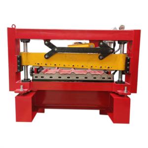 China Galvalume trapezoidal sheet roll forming machine automatic rib roll forming machine factory