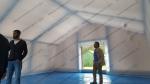 White PVC Outdoor Event Tent , Easy Installed Inflatable Large Tents For Outdoor
