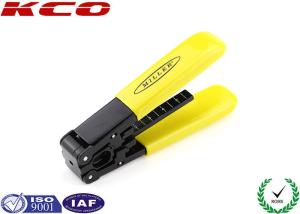 China Zinc Alloy SteelFiber Optic Accessories , CR12 FTTH Fiber Optic Drop Cable Stripper factory