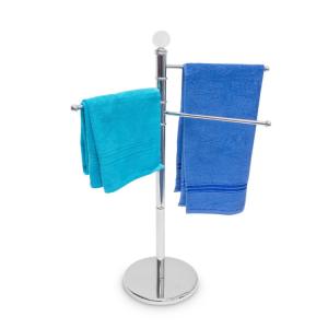 China Stainless Steel Free Standing Towel Rack Rotatable 360 Degree Schwenkbar Towel Racks factory