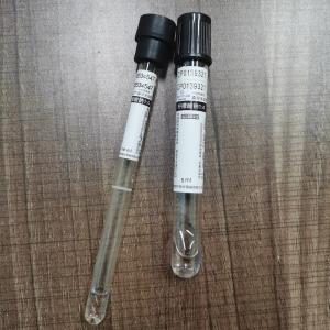 China Black Top Disposable Vacuum Blood Collection Tube For ESR Test 1ml - 6ml factory