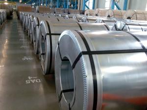 China Hot Dipped Galvanized Sheet Metal Coils / GI Steel Coil Grade DX51D ZINC 40G-180G factory