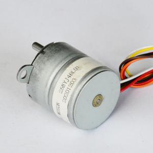 25mm Geared Stepper Motor 1:10 reduction ratio Low Noise Permanent Magnet