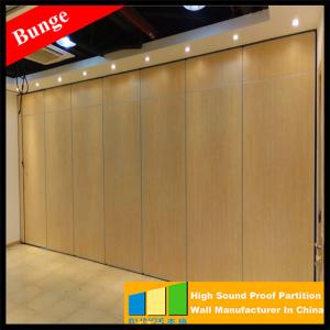 China Customized Wooden Acoustic Movable Partition Walls For Artgallery / Office factory