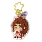 Custom cute girl printed quality acrylic clear epoxy resin keychain charm with