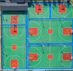 Jointless Self Leveling Liquid Plastic Floor Coating Outdoor Sports Court