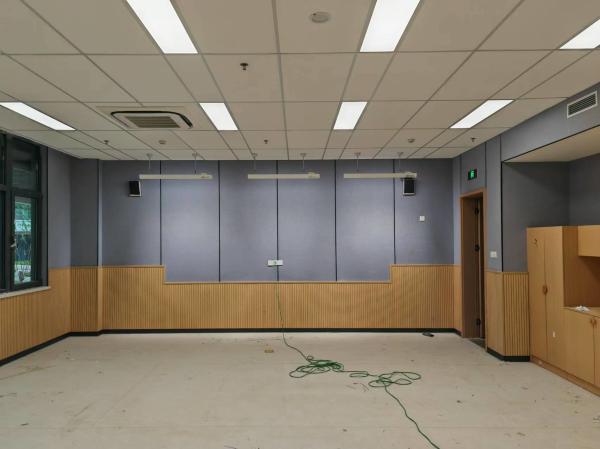 Recording Room Slat Wooden Grooved Acoustic Panels Sound Absorption Building