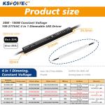Transformer 48v 0-10v Dimmable Driver Waterproof Electronic Industry 80w Ultra