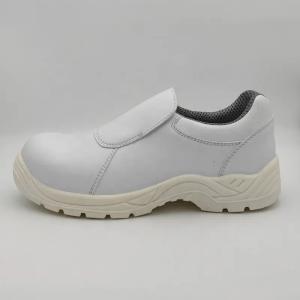 China No Lace Kitchen Safety Shoes White Oil And Slip Resistant Shoes factory