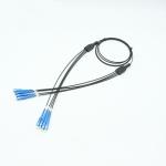Outdoor 4F Self Supporting Fiber Optic Patch Cables Single Mode FTTH Patch Cord