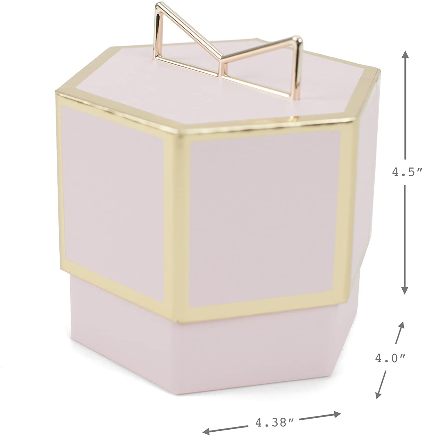 Birthdays Hexagonal Paperboard Recycled Paper Gift Boxes