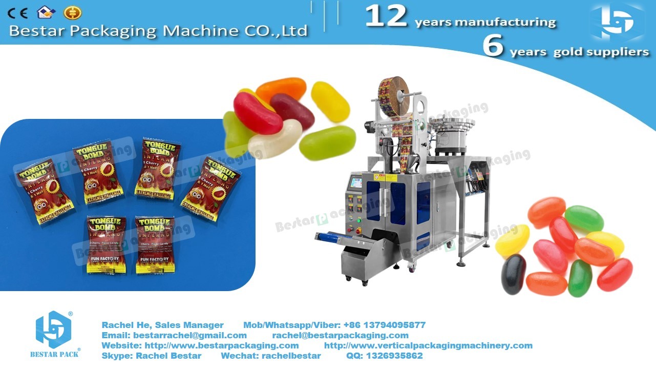 Dog foods packaging machine automatically counting and packing in pouch
