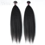 24 inch Burmese Virgin Hair / Yaki Straight Human Hair Extensions
