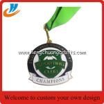 Soft enamel metal medals,zinc alloy die casting 60mm medal with silver plated
