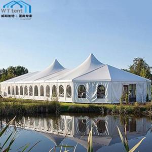 Commercial Mixed Custom Made Tents Strong Metal Structure UV Protected