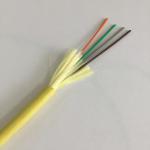 PVC jacket 4 core single mode indoor fiber optic cable