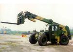 Rear Wheel Steering Telescopic Reach Forklift , Hydraulic Brake Boom Lift Truck
