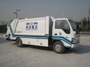 China Dongfeng 6000L Compress Waste Garbage Truck, Garbage Compactor Truck, Food Waste Collection Truck on sale