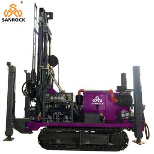 China Crawler Water Well Drilling Rig Equipment Rotary Borehole Hydraulic Water Drilling Rig factory