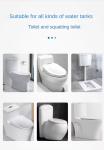 Blue Automatic Toilet Bowl Cleaner Tablets Bubbles Solid Block Toilet Cleaning