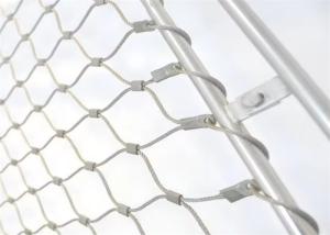 China 30mm Round Frame AISI316 Stainless Steel Wire Rope Mesh For Shopfitting factory