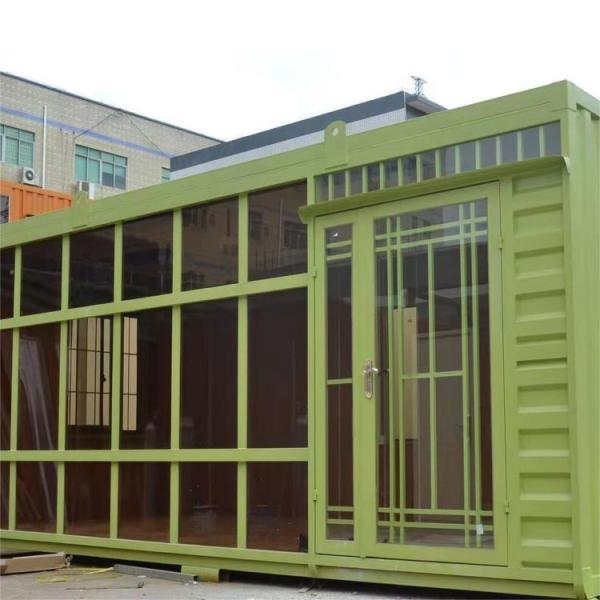 Light Steel Structure Frame Custom Guest House for Commercial Street Scenic
