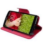 pu leather mobile phone cover case for LG G3