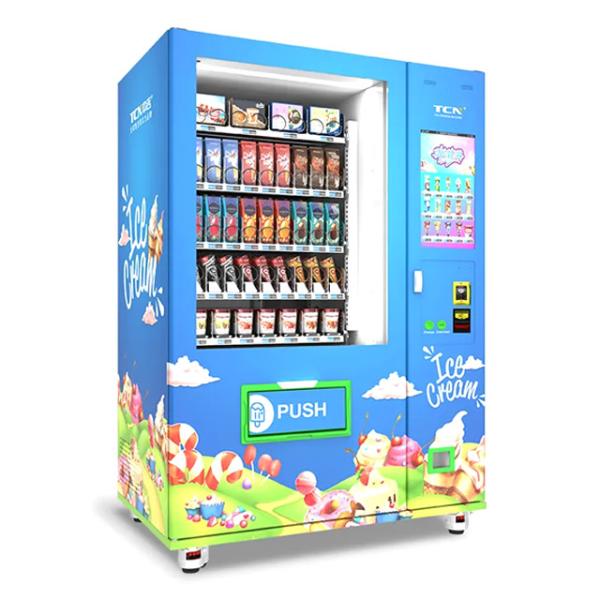 China Temperature Control Vending Machine Kiosk for Large Spaces and Android/iOS Software on sale China Temperature Control Vending Machine Kiosk for Large Spaces and Android/iOS Software on sale