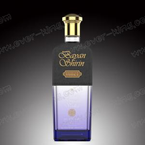 China High Flint Glass Bottle 700ml For Vodka Wine Liquor factory